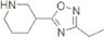 3-(3-ETHYL-1,2,4-OXADIAZOL-5-YL)PIPERIDINE