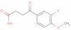 3-Fluoro-4-methoxy-γ-oxobenzenebutanoic acid