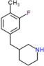 3-(3-fluoro-4-methylbenzyl)piperidine