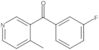 Methanone, (3-fluorophenyl)(4-methyl-3-pyridinyl)-