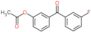 [3-(3-fluorobenzoyl)phenyl] acetate