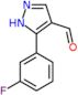 5-(3-fluorophenyl)-1H-pyrazole-4-carbaldehyde