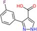 3-(3-fluorophenyl)-1H-pyrazole-4-carboxylic acid