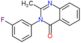 3-(3-fluorophenyl)-2-methylquinazolin-4(3H)-one