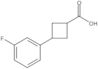 Cyclobutanecarboxylic acid, 3-(3-fluorophenyl)-