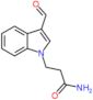 3-(3-formyl-1H-indol-1-yl)propanamide
