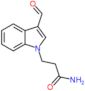 3-Formyl-1H-indole-1-propanamide