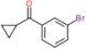 (3-bromophenyl)-cyclopropyl-methanone
