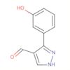 1H-Pyrazole-4-carboxaldehyde, 3-(3-hydroxyphenyl)-