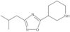 3-[3-(2-Methylpropyl)-1,2,4-oxadiazol-5-yl]piperidine