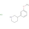 Piperidine, 3-(3-methoxyphenyl)-, hydrochloride