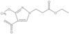 Ethyl 3-methoxy-4-nitro-1H-pyrazole-1-propanoate
