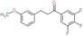 3-(3-methoxyphenyl)-1-(3,4,5-trifluorophenyl)propan-1-one