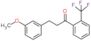 3-(3-methoxyphenyl)-1-[2-(trifluoromethyl)phenyl]propan-1-one