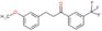 1-Propanone, 3-(3-methoxyphenyl)-1-[3-(trifluoromethyl)phenyl]-