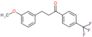 3-(3-methoxyphenyl)-1-[4-(trifluoromethyl)phenyl]propan-1-one