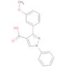 1H-Pyrazole-4-carboxylic acid, 3-(3-methoxyphenyl)-1-phenyl-