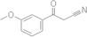 3-Methoxybenzoylacetonitrile