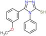 2,4-Dihydro-5-(3-methoxyphenyl)-4-phenyl-3H-1,2,4-triazole-3-thione