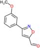 3-(3-methoxyphenyl)isoxazole-5-carbaldehyde