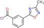 3-(3-methyl-1,2,4-oxadiazol-5-yl)benzoyl chloride