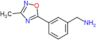 [3-(3-methyl-1,2,4-oxadiazol-5-yl)phenyl]methanamine