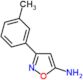 3-(3-methylphenyl)isoxazol-5-amine