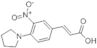 3-(3-nitro-4-tetrahydro-1H-pyrrol-1-ylphenyl)acrylic acid