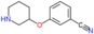 3-(piperidin-3-yloxy)benzonitrile