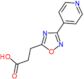 3-(3-pyridin-4-yl-1,2,4-oxadiazol-5-yl)propanoic acid