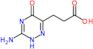 3-(3-amino-5-oxo-2,5-dihydro-1,2,4-triazin-6-yl)propanoic acid