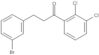 1-Propanone, 3-(3-bromophenyl)-1-(2,3-dichlorophenyl)-