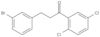 1-Propanone, 3-(3-bromophenyl)-1-(2,5-dichlorophenyl)-