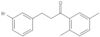 1-Propanone, 3-(3-bromophenyl)-1-(2,5-dimethylphenyl)-