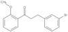 1-Propanone, 3-(3-bromophenyl)-1-(2-methoxyphenyl)-