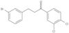 1-Propanone, 3-(3-bromophenyl)-1-(3,4-dichlorophenyl)-