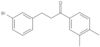 1-Propanone, 3-(3-bromophenyl)-1-(3,4-dimethylphenyl)-