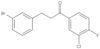 1-Propanone, 3-(3-bromophenyl)-1-(3-chloro-4-fluorophenyl)-