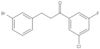 1-Propanone, 3-(3-bromophenyl)-1-(3-chloro-5-fluorophenyl)-