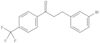 1-Propanone, 3-(3-bromophenyl)-1-[4-(trifluoromethyl)phenyl]-
