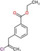 ethyl 3-(2-chloroprop-2-en-1-yl)benzoate