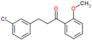 3-(3-chlorophenyl)-1-(2-methoxyphenyl)propan-1-one