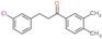 1-Propanone, 3-(3-chlorophenyl)-1-(3,4-dimethylphenyl)-