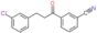 3-[3-(3-chlorophenyl)propanoyl]benzonitrile
