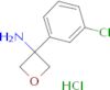 3-(3-Chlorophenyl)-3-oxetanamine hydrochloride (1:1)