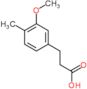 3-(3-methoxy-4-methylphenyl)propanoic acid