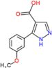 5-(3-methoxyphenyl)-1H-pyrazole-4-carboxylic acid