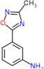 3-(3-methyl-1,2,4-oxadiazol-5-yl)aniline