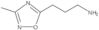 3-Methyl-1,2,4-oxadiazole-5-propanamine