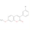 2H-1-Benzopyran-2-one, 3-(3-bromophenyl)-7-methoxy-